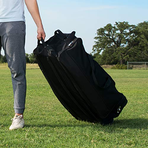 Large Wheeled Sports Equipment Bag for Baseball, Football & Travel