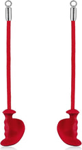 HXD-ERGO Tricep Rope - 36 Inch Ergonomic Handles for Cable Machine | Triceps Pull Down Attachment