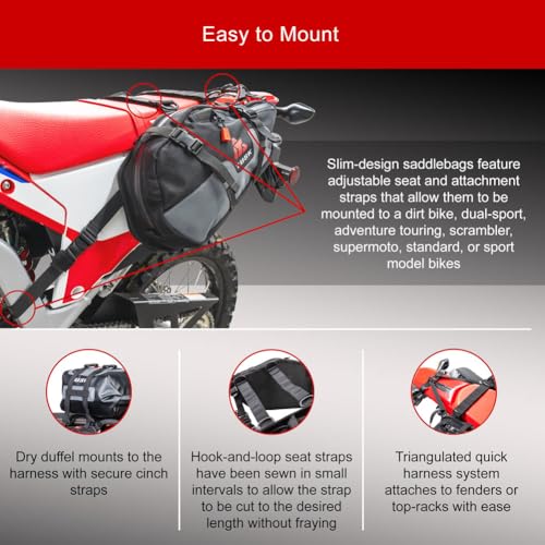 Tusk Traverse Pannier Bags - Base System (Pannier Bags Only)