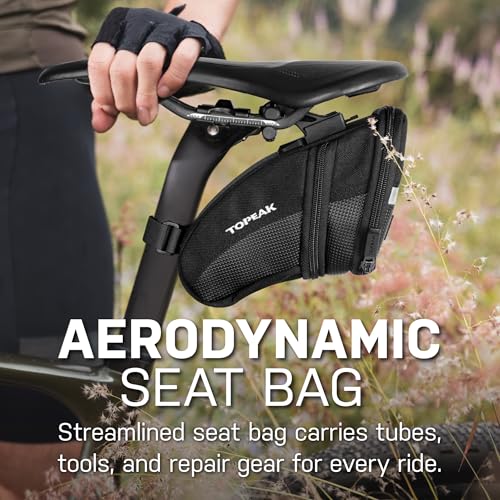 Topeak Aero Wedge Pack Medium Bike Seat Bag with QuickClick Mount