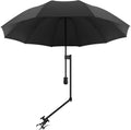 XLINGZA Beach Umbrella - UPF 50+ Protection with Adjustable Universal Clamp