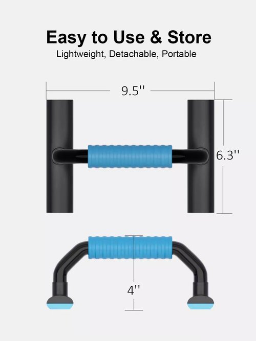 Push Up Bars Strength Training - Workout Stands With Ergonomic Push-up Bracket Board with Anti-Slip Sturdy Structure Portable for Home Fitness Training, Push Up Stands Handle for Floor Workouts
