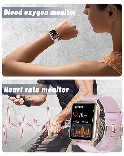 Smart Watch for Women Bluetooth Call - Violet Purple - Fitness & Sleep Tracker