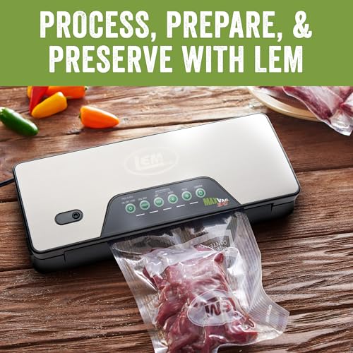 LEM MaxVac 100 Compact Vacuum Sealer for Food Preservation