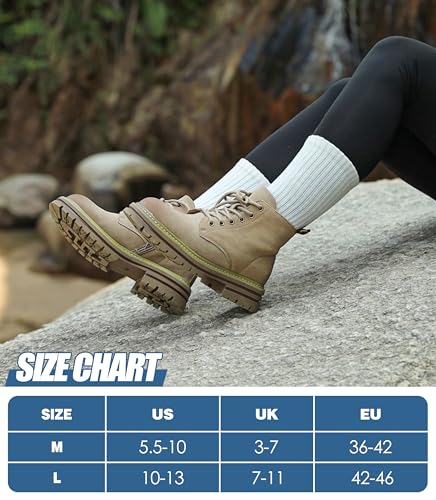 Merino Wool Hiking Socks for Women - Thermal Crew, Large, Black/Navy Blue/Gray/Purple