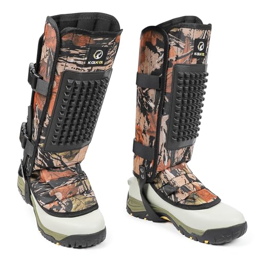 Camo Snake Gaiters 1200D Waterproof Leg Protection for Hiking & Hunting