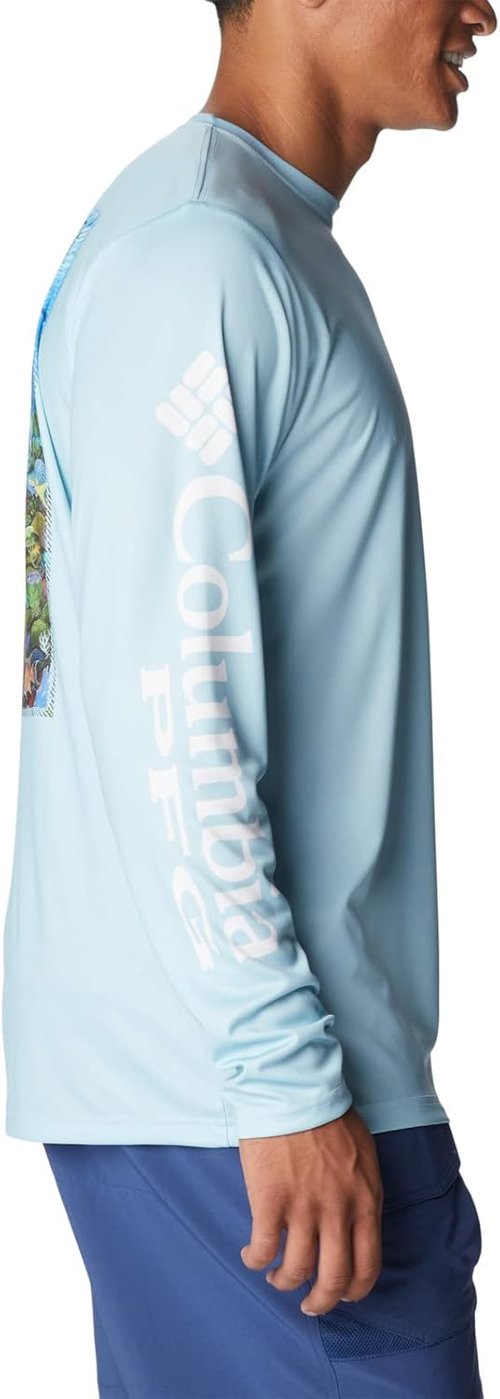 Columbia Men's Terminal Tackle PFG Long Sleeve T-Shirt - Lightweight & Quick-Dry Fabric