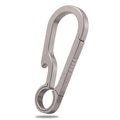PJYTAC Titanium Carabiner Keychain Clip 2/2.6 Inch Small Carabiner Clips Heavy Duty Key Holder Quick Release Key Chain for Keys Bottle Opener Keychain Valentines Day Gift for Him Men