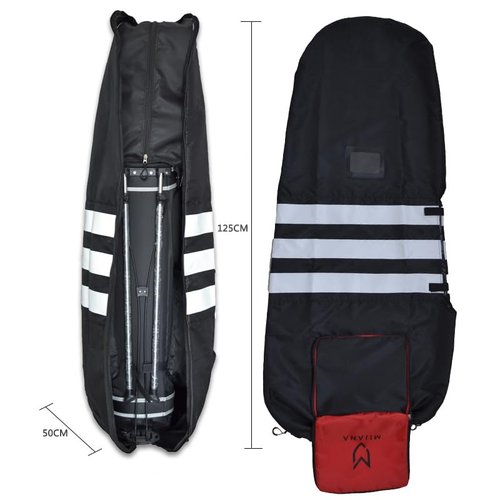 MJ Foldable Golf Bag Rain Cover/Hood, Lightweight Golf Bag Travel Cover-Durable,Universal Fit, Easy Access