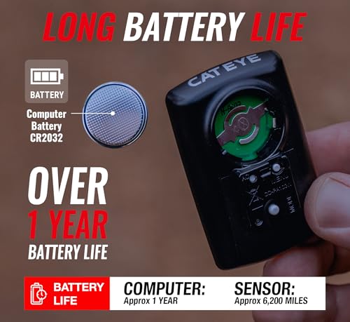 CATEYE Padrone Plus Bike Computer Black with Backlit Display & Wireless