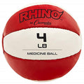 Champion Sports Exercise Medicine Ball, 4-5 lbs, Leather with No-Slip Grip, Weighted Med Ball for Weight Training, Stability, Plyometrics, Cross Training, Core Strength, Heavy Workout Ball