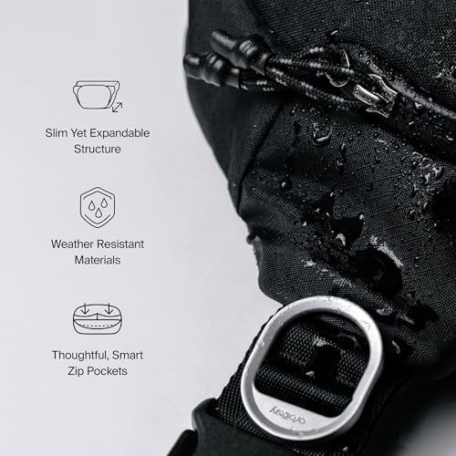 Orbitkey Urban Sling Crossbody Bag - Black / Urban Sling Compact Water-Resistant