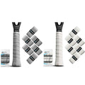 ALIEN PROS 12 Grips Gray & White New Model M-Tac Tennis Racket Grip Tape - Wrap Your Racquet for High Performance