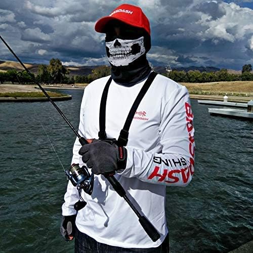 BASSDASH Fishing T-Shirts for Men - UV Sun Protection UPF 50+ Long Sleeve Tee