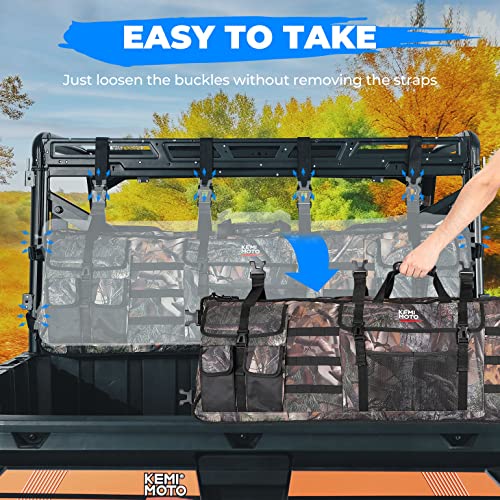 KEMIMOTO Camouflage UTV Double Tool Bag Hunting Tool Organizer Rack