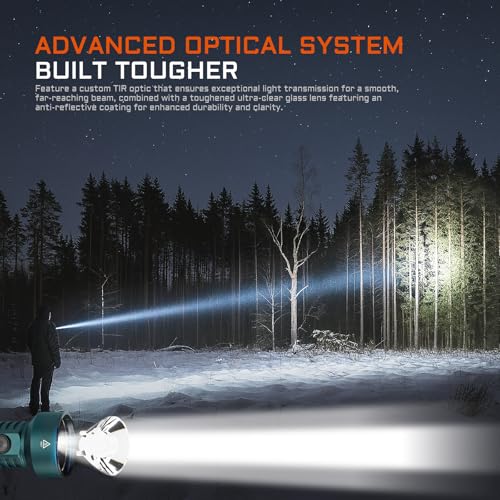 Long-Range Pocket EDC Flashlight 715 Meters with Magnetic Base