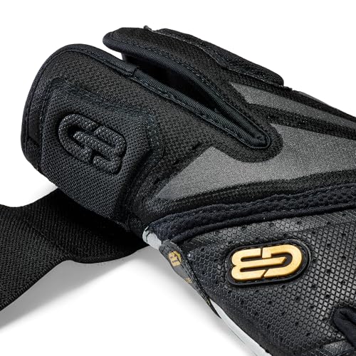 Grip Boost Big Skill 2.0 Adult Lineman Football Gloves - Black & Gold, Large