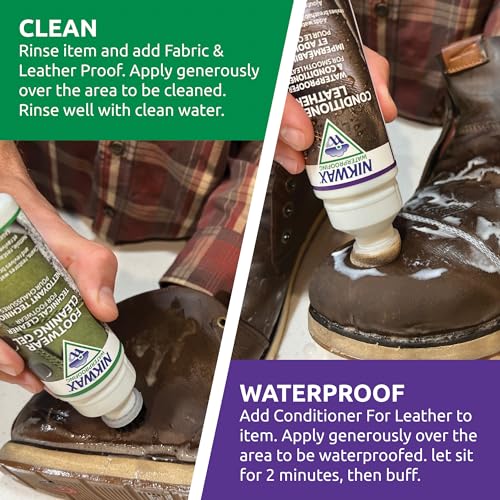 Leather Conditioner Waterproofing for Leather Items - Nikwax