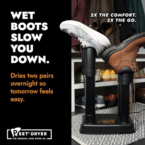 Electric Boot and Glove Dryer with Built-In Glove DryPorts - Safe, Quiet, Fast Drying