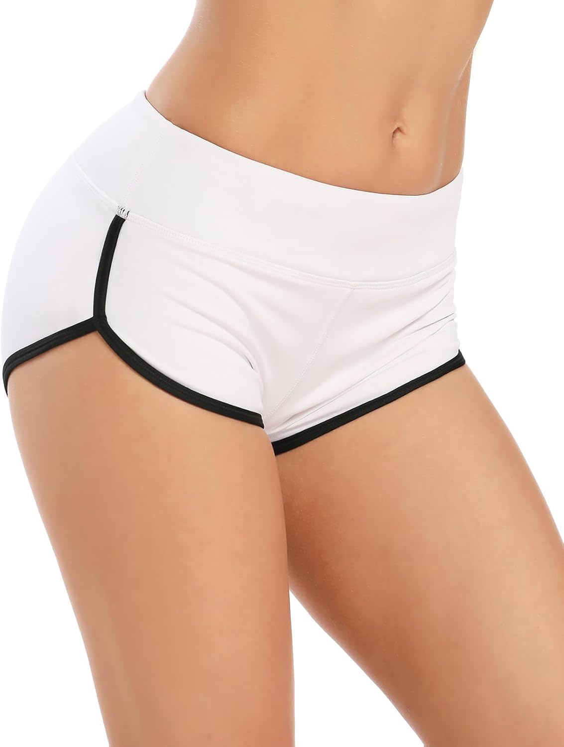 Skiennix Women's Booty Shorts - High Waist Butt Lifting Yoga & Gym Shorts | Perfect for Running