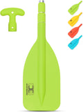 OCEANBROAD Telescoping Emergency Paddle - Adjustable 21''-42'' or 26''-54'' Aluminium Shaft for Kayaking & Canoeing