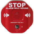 STI Exit Stopper Door Alarm - Multifunction Emergency Door Stopper & Deterrent, Red/Green