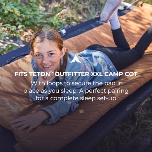 Brown Outfitter XXL Sleeping Pad for Cots - Extra Thick Camping Mattress