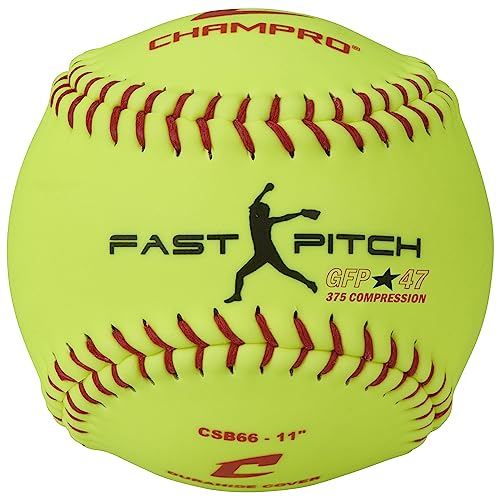 Softball Practice Balls 18-Pack with Durable Cover and Padded Seat Bucket