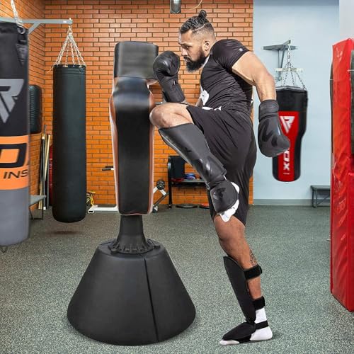 RDX Muay Thai & MMA Shin Guards Large Matte Black - Elite Protective Gear