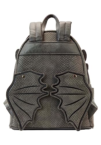 9-Inch Loungefly How to Train Your Dragon Toothless Mini Backpack, Cosplay Bag with Moving Wings
