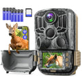 DEATTI 4K Trail Camera with Night Vision, WiFi & Bluetooth, 48MP Wildlife Camera