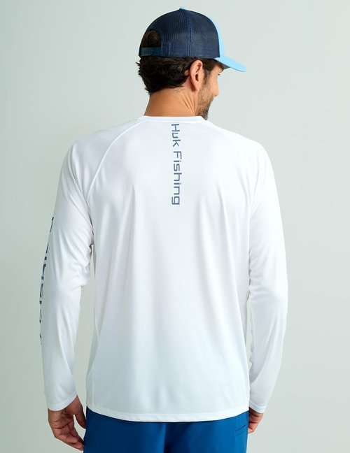 HUK Men's Pursuit Vented Long Sleeve Fishing Shirt - Ultimate Sun Protection | +30 UPF