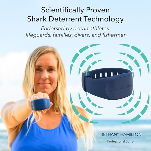 SHARKBANZ Magnetic Shark Deterrent Band for Swimming & Surfing - Slate/Black