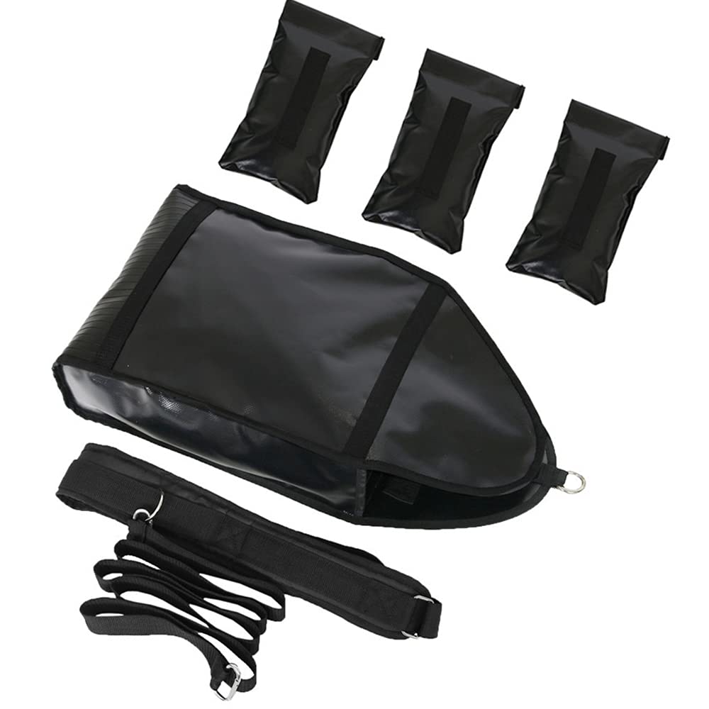 Running Weight Bag Speed Training Sandbag Adjustable Weight Sled Running Training Used for Speed Training for Sprinters with 3 Weight Sandbags