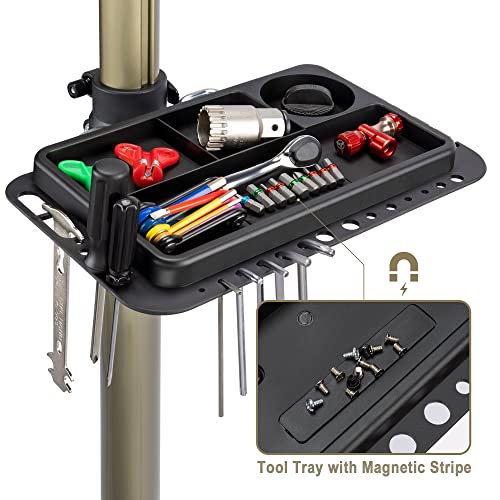 CXWXC Bike Repair Stand 88lbs - Portable Bicycle Maintenance Workstand