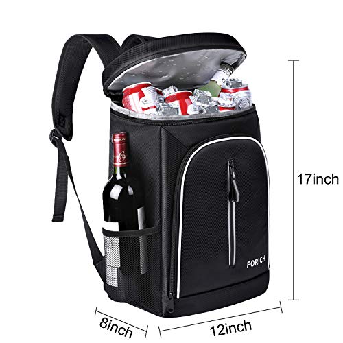 Insulated Waterproof Cooler Backpack with Leak Proof Interior 30L Portable Lunch Bag for Travel Camping Beach