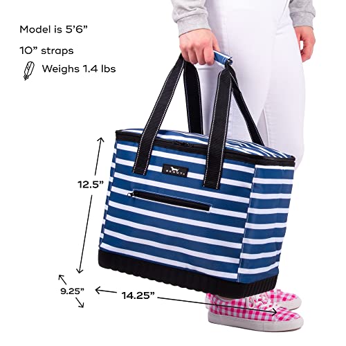 SCOUT Stiff One Insulated Cooler Nantucket Navy - Hard Bottom, 30 Cans