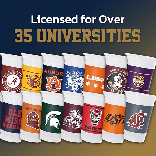 Penn State Nittany Lions 16oz Plastic Cups - Officially Licensed 16 Pack - Tailgate & Game Day Fan Party Supplies