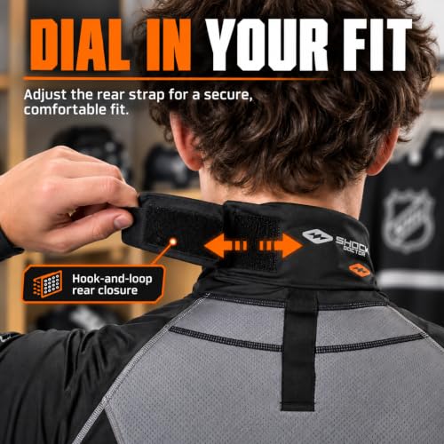 Shock Doctor Compression Hockey Shirt with Neck Guard - Large