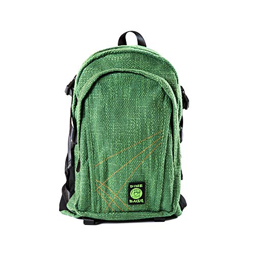 Dime Bags Classic Hemp Backpack - Forest Edition, All-Gender, Airtight, Durable