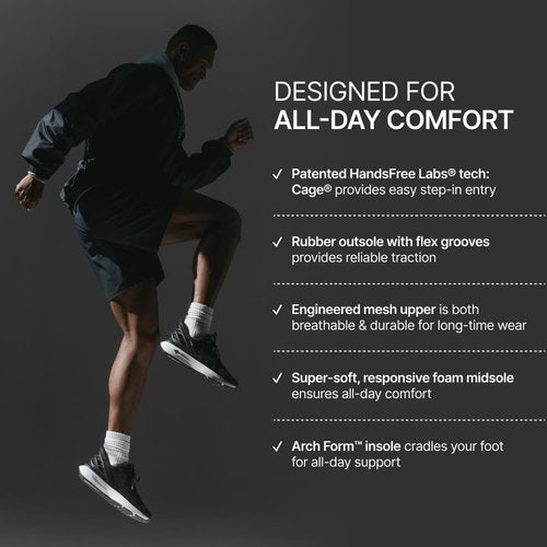 Kizik Athens 2 Slip-On Shoes for Men - Comfortable All-Day Wear | Ideal for Walking, Gym & Casual Use