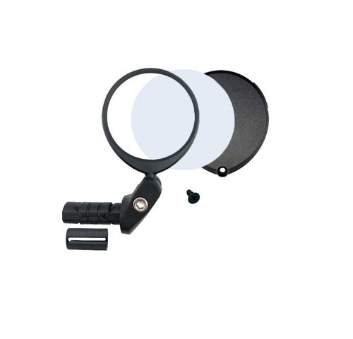 Hafny NEW Replaceable Bar End Bike Mirror (Stainless Steel Lens)