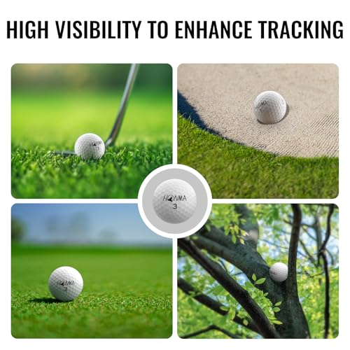 Honma X4 4-Layer Tour Golf Balls - White, 1 Dozen