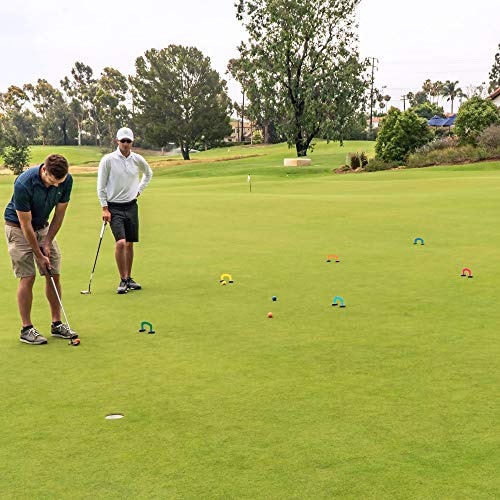 Putt-Thru Croquet Golf Game with 9 Gates & 4 Balls - Medium