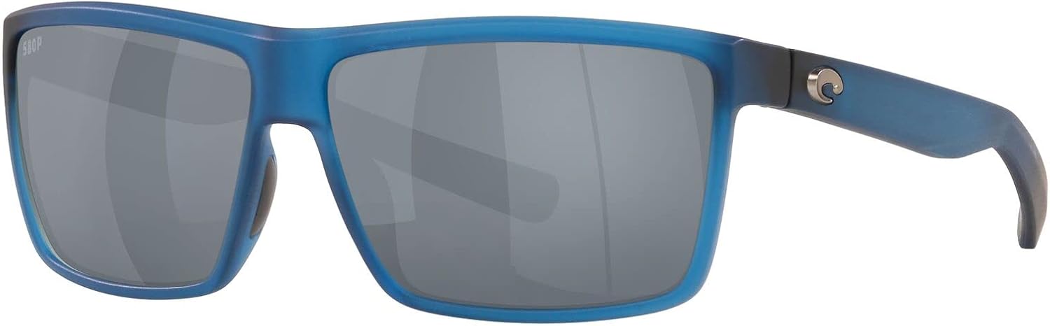 Costa Del Mar Rectangular Sunglasses - Stylish Men's Rinconcito Design for Ultimate UV Protection