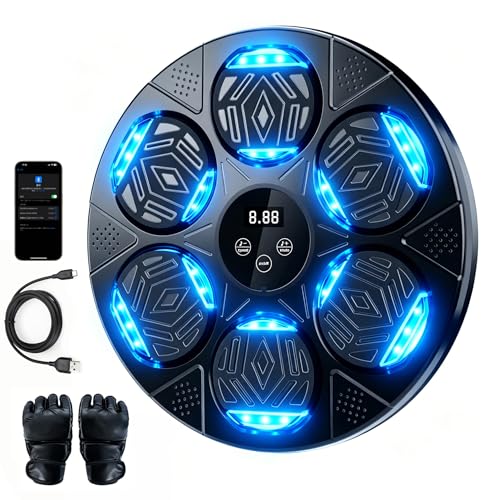 LOLBOX Bluetooth Music Boxing Machine with 7 Speed Modes for Home Fitness