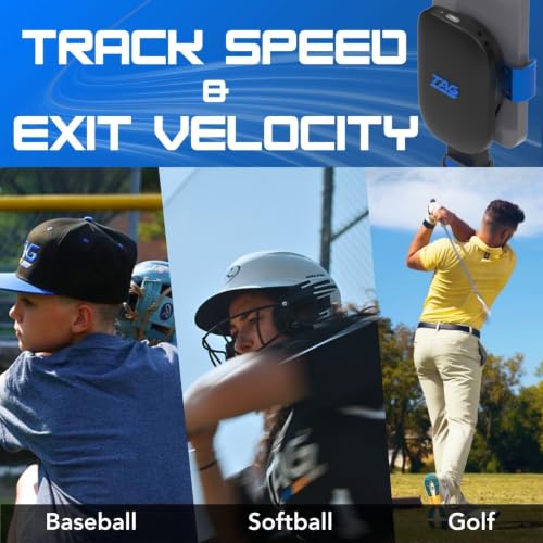 TAG ONE Portable Baseball Radar Speed Gun for Pitch & Hit - Accurate & Versatile
