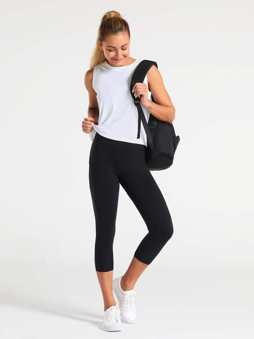 Dragon Fit Women's Ice Silk Workout Tank Top - Sleeveless Cropped Yoga Shirt for Summer Fitness