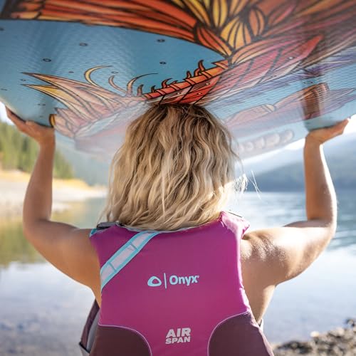 Onyx Air Span Breeze USCG Approved Paddling Life Jacket - Purple Medium-Large