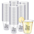 200 Pack Disposable Plastic Cups 10oz for Weddings & Parties - Love Laughter Variation